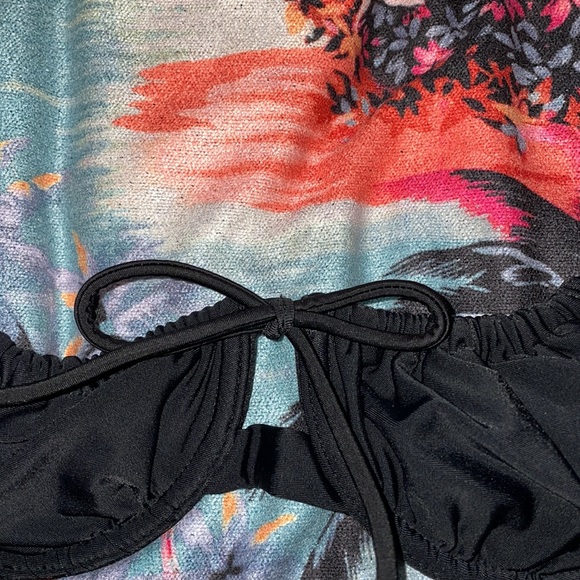 Xhilaration Black Bikini Top Size S - Picture 2 of 3